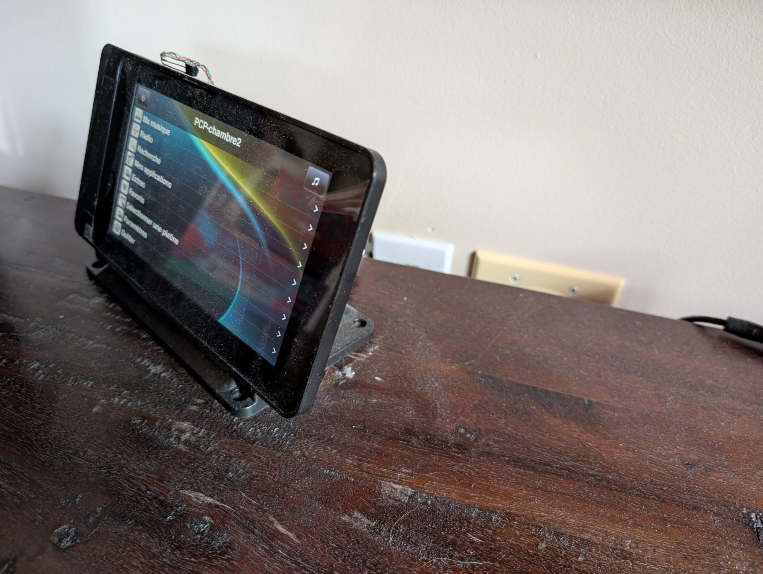 Écran 7″, carte son et Raspberry Pi